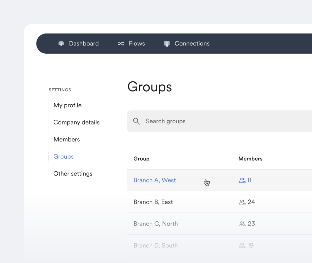 Manage your teams with Groups